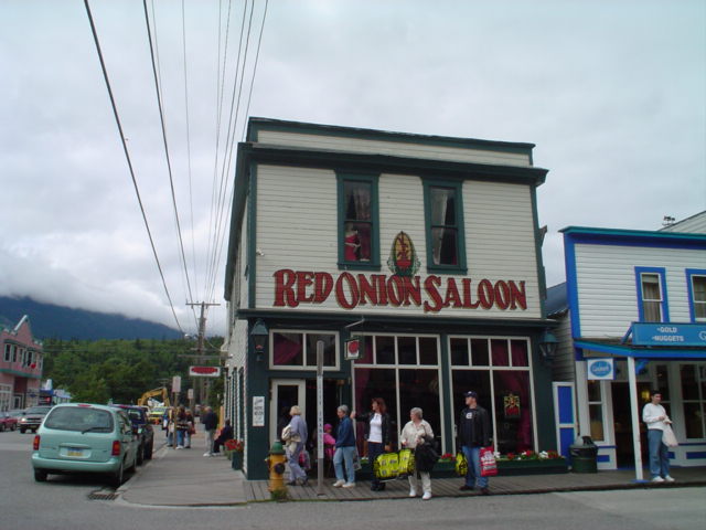 Red Onion Saloon- bar and brothel in 1898