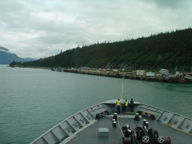 arriving in Haines