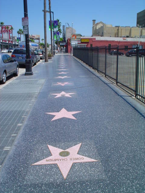 Walk of Fame in Hollywood