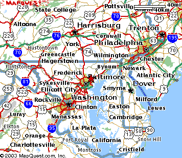 Map of White Marsh, MD